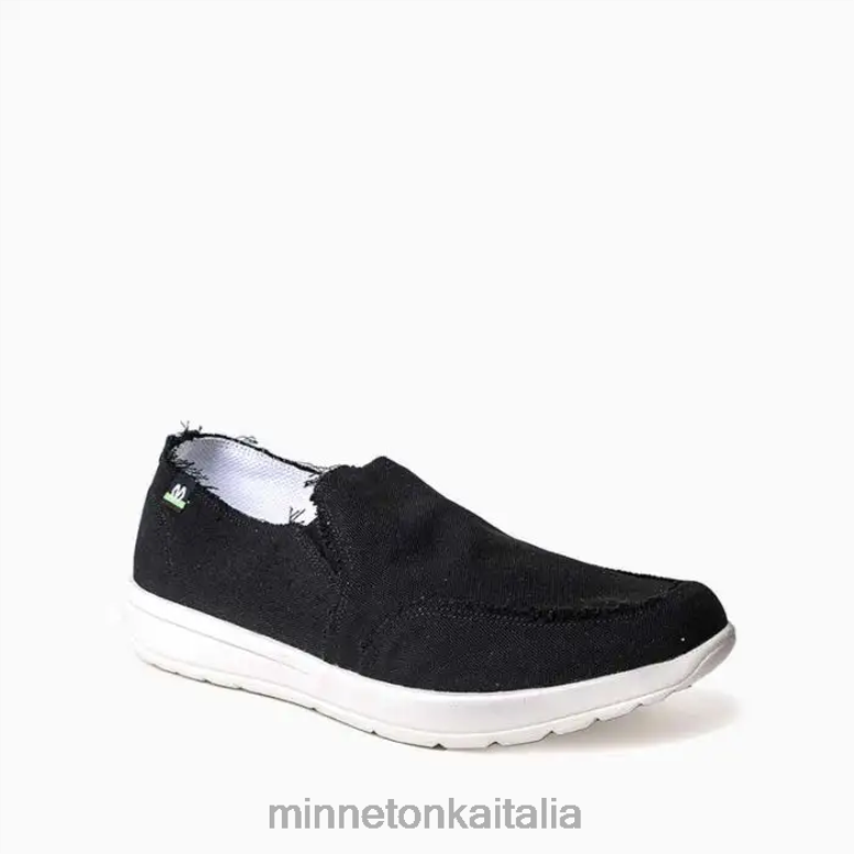 Minnetonka distesa uomini nero calzature R864L349