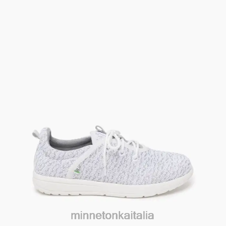 Minnetonka eco di nuovo uomini bianco calzature R864L455