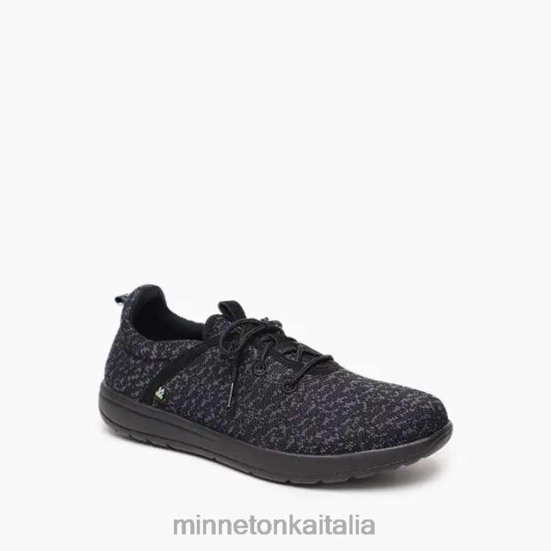 Minnetonka eco di nuovo uomini nero calzature R864L446