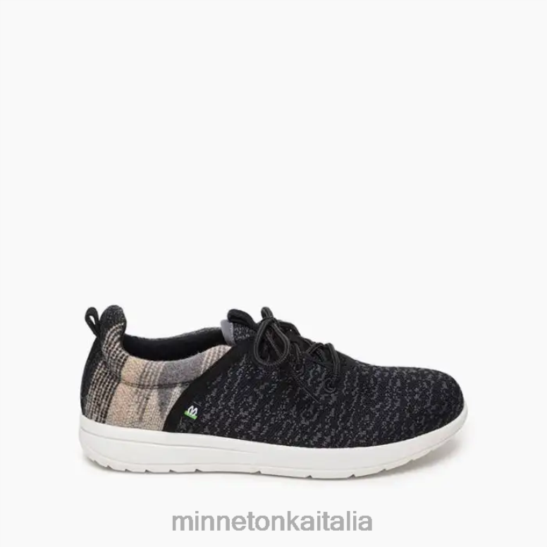 Minnetonka eco di nuovo uomini nero multiplo calzature R864L452